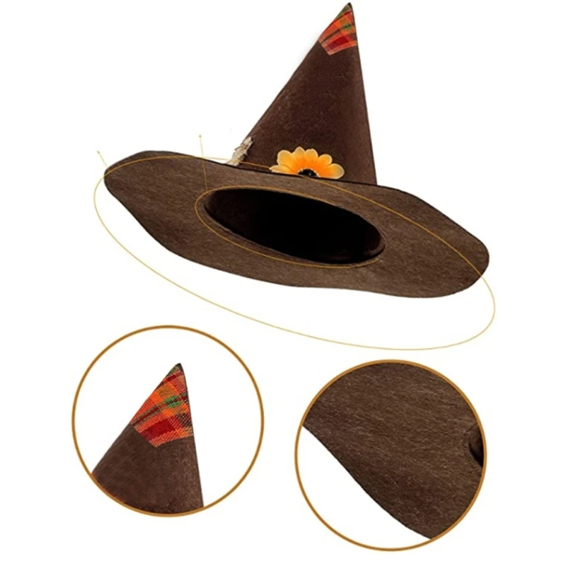 

Scarecrow Hat Scarecrow Costume Witch Hat Halloween Hats