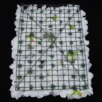 6PCS Flower Panels Artificial Flower Wall, Romantic Floral Backdrop for Wedding Home Garden Party Decor 2