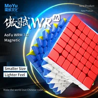 MOYU AoFu WRM 7X7 Magnetic Magic Speed Cube Stickerless Professional Fidget Toys Moyu Aofu 7x7 WR M Cubo Magico 1