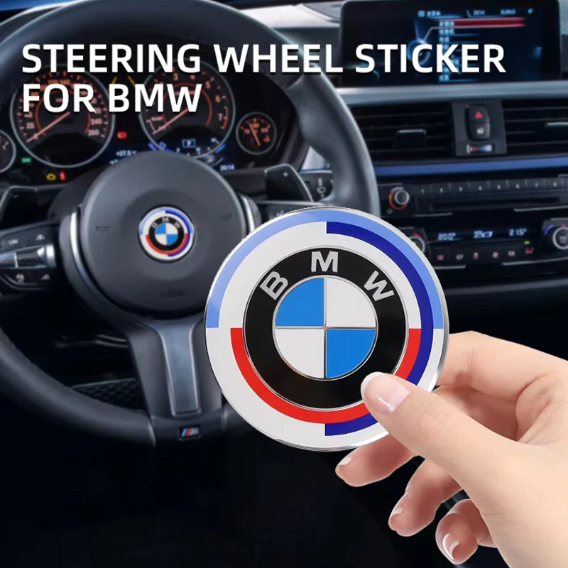 Premium Car Badge & Sticker Set - Front Hood, Trunk, Wheel, & Steering Wheel Emblems