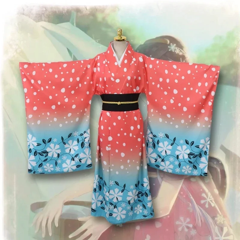 

Аниме Комикс киметсу но айба Косплей костюмы Koyuki Косплей Костюм японское кимоно униформа одежда женские костюмы