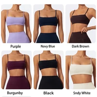 Soutien-gorge de yoga d'été pour femme, brassière push-up pour la gym et l'entraînement, sous-vêtement de sport d'extérieur, crop top antichoc pour le fitness féminin 3