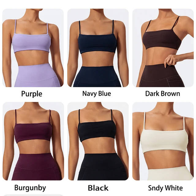 Ctenkevet Sling Yoga Bra Women Gym Workout Push Up Brassiere Female Outdoors Sports Underwear Women Fitness Shockproof Crop Top 3