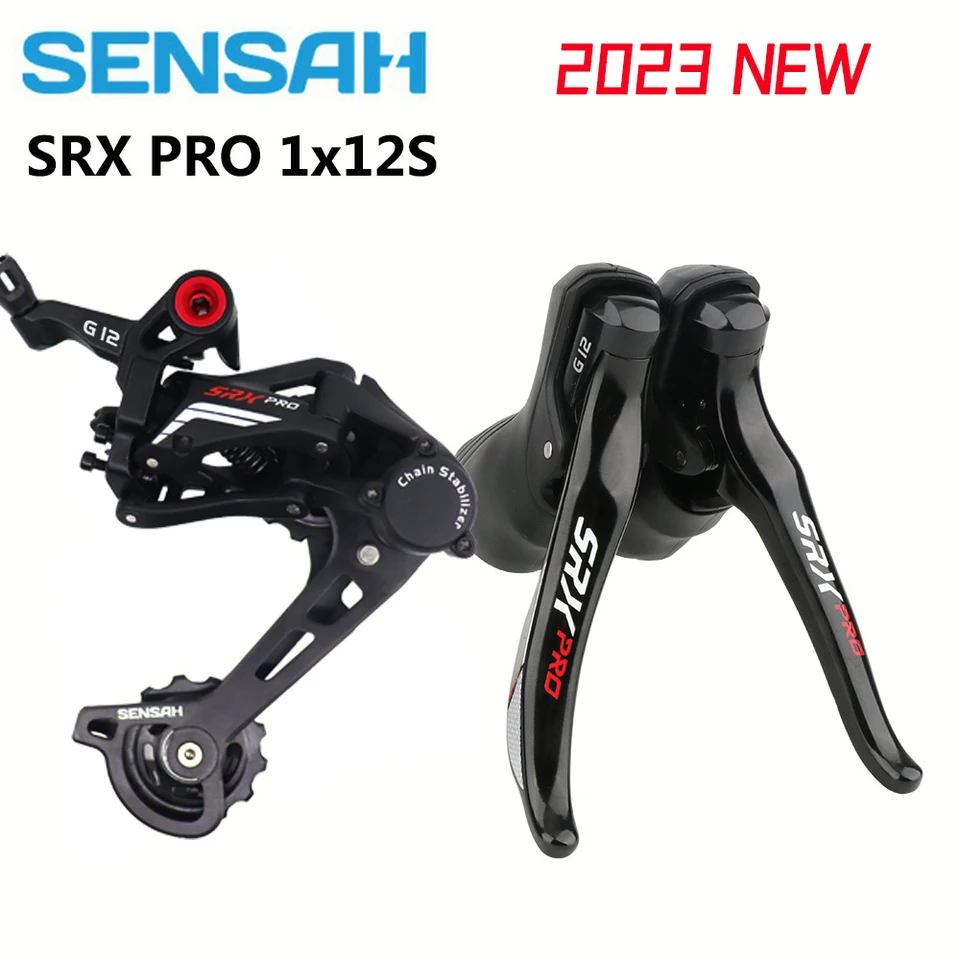 Sensah SRX pro 11s 未使用品 レバー+リアディレイラーのセット Sensah SRX pro 11s 未使用品 レバー+リアディレイラーのセット