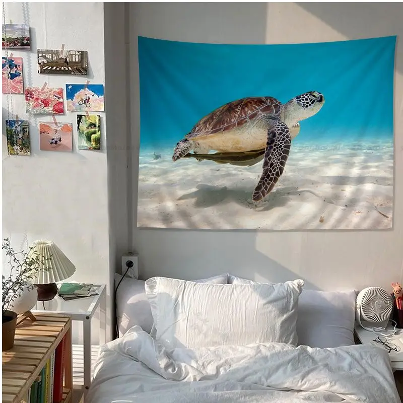 Turtle Hanging Bohemian Tapestry Home Decoration Hippie Bohemian Decoration Divination Kawaii Room Decor