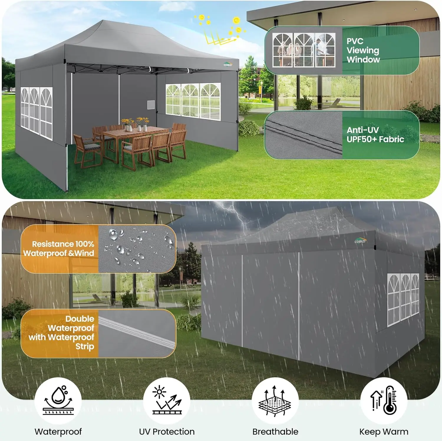 1Heavy Duty Pop-Up Canopy 5