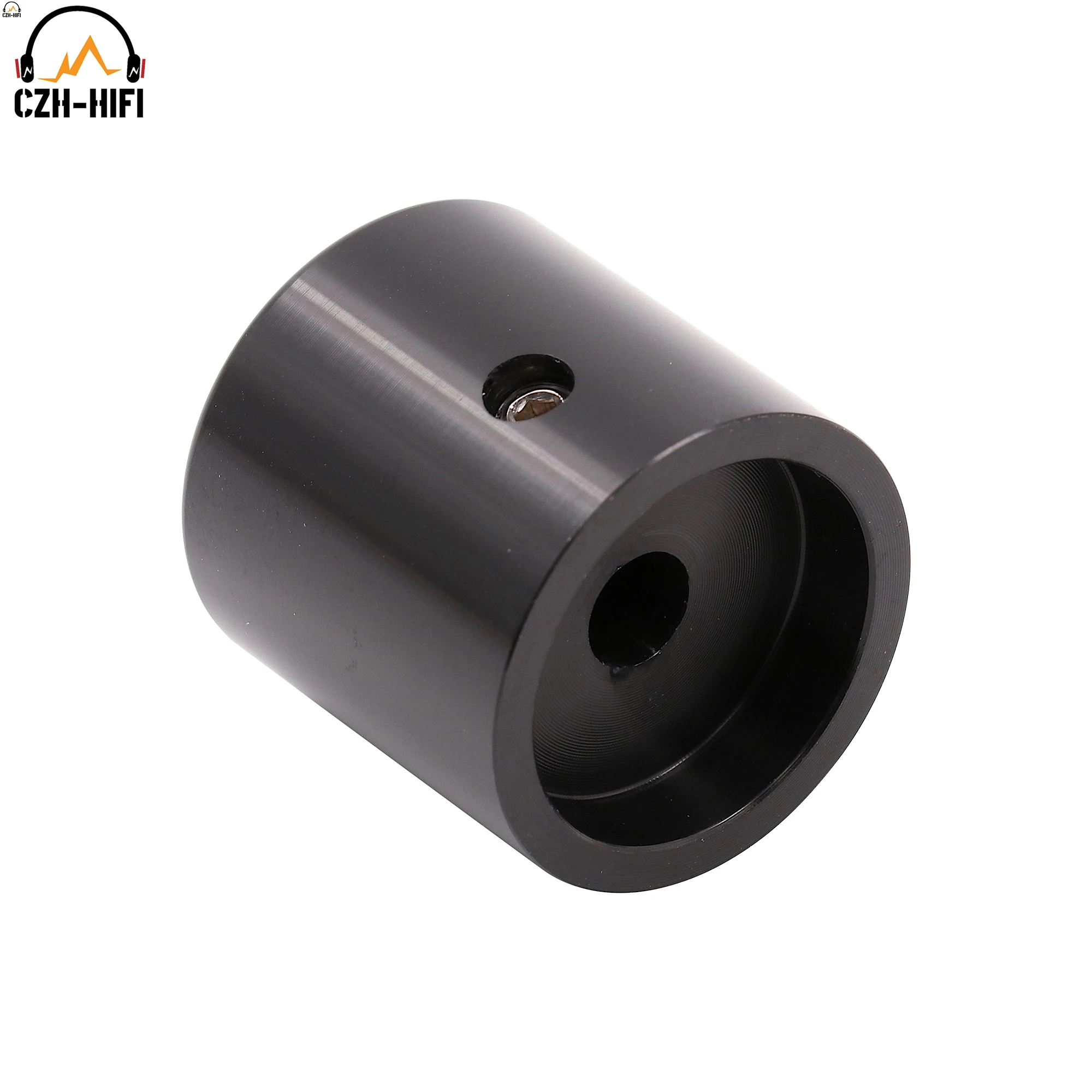 1 Stück 20 x 22 mm 25 x 25 mm 30 x 25 mm massiver Aluminiumknopf für Verstärker DAC Radio Lautstärkeregler CD-Player Potentiometer CNC-gefräst – Detail 6