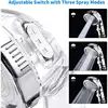 High Pressure Shower Head With 3 Modes Rainfall Shower Head Water Saving SPA Tourmaline Filter Bathroom Accessories 6