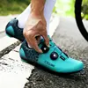 LiXingMing Cycling Shoes Mtb Men Blue Hot Self-locking Anti-slip Speed Route Splint Road Bike Shoes Women Outdoor Racing Sneaker 5