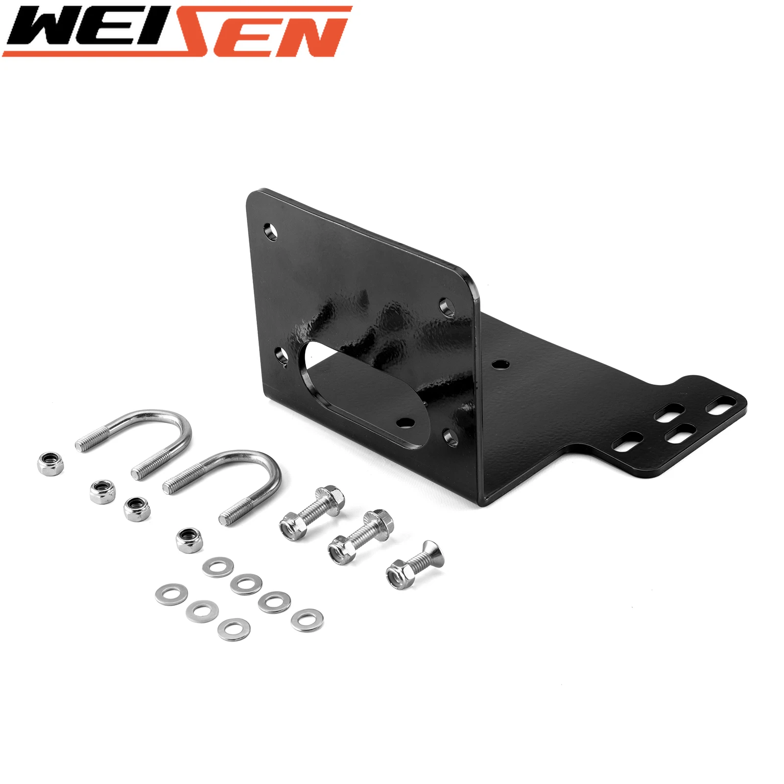 For 2005-2016 Kawasaki KAF400A Mule 600/610 UTV Steel Winch Mounting Plate