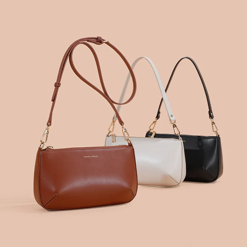 

Versatile Leather Shoulder Bag with Multiple Pockets Bags for Women Handbags