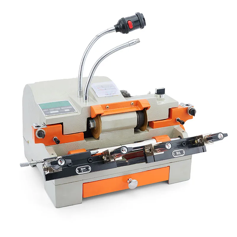 

100-E1 double-head elongated steel fixture with key machine milling cutter precision key duplicating machine