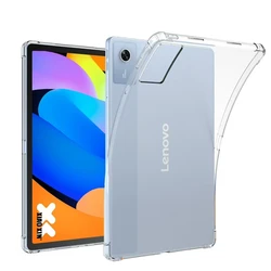 Enhanced Transparent Airbag Tablet Case with Soft TPU Back Cover for Xiaoxin Pad 11 2025 (Clear)