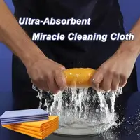 Car Washing Towels 8pcs Super Absorbent Shammy Cloth Reusable Kitchen Chamois Towel Quick Dry Wash Cloth Home Car Cleaning Tools 2