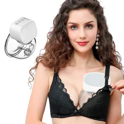 Extracteur de lait électrique, accessoire tire lait portable, rechargeable par USB, silencieux, à mains libres, automatique, sans BPA 