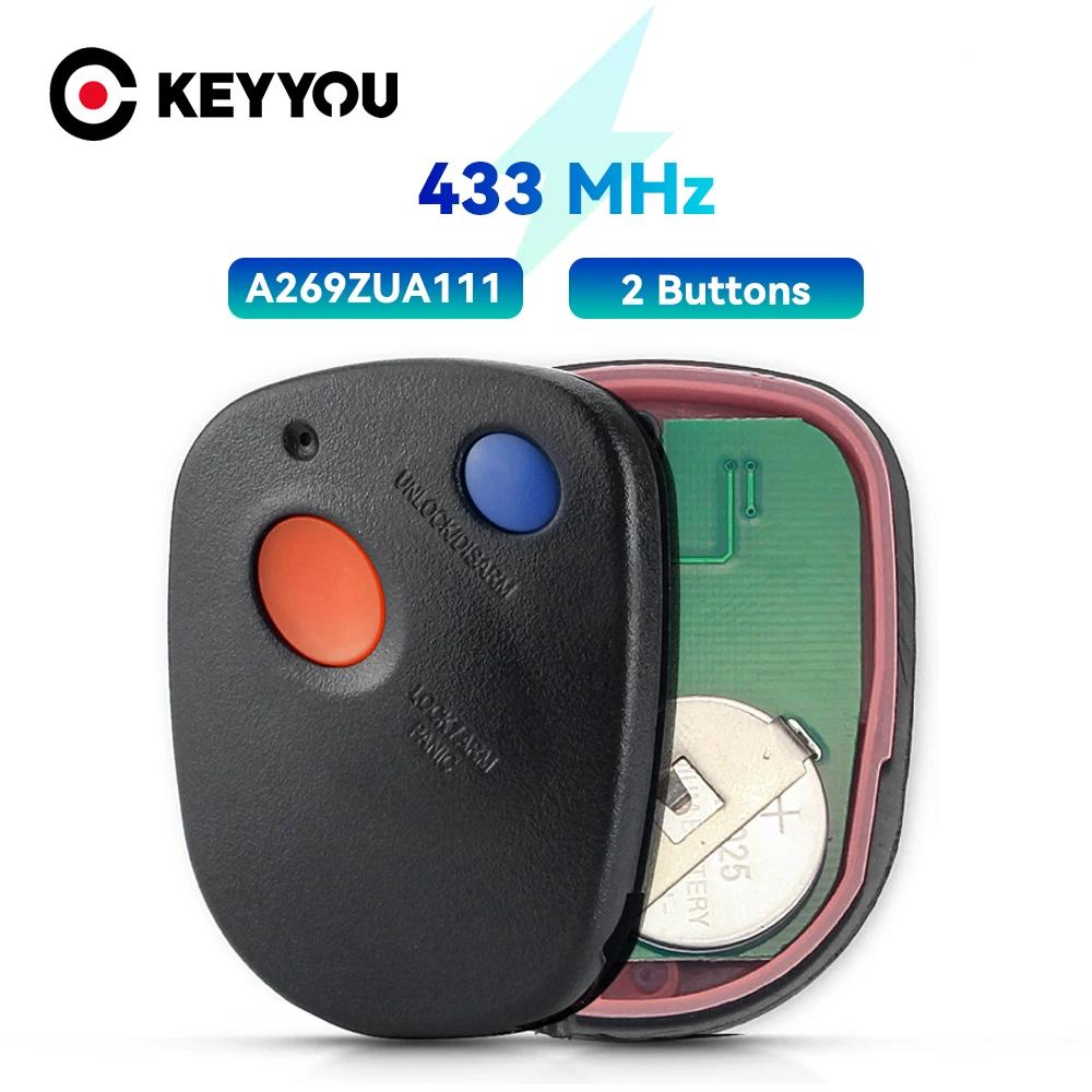 Keyyou Muslimremote Keyless Entry Control Key Per 2000-2006 Subaru Baja Outback Legacy Impreza Forester 434Mhz Fsk 2 Button