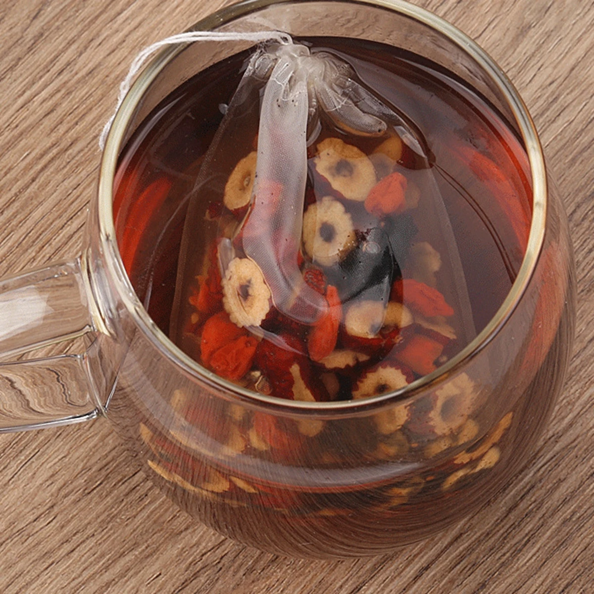 Tea Bags Nylon Food Grade Empty Scented Tea Filter Bags Infuser with String Heal Seal Teabags for Herb Loose Leaf 100pcs disposable tea bags disposable tea filter bags