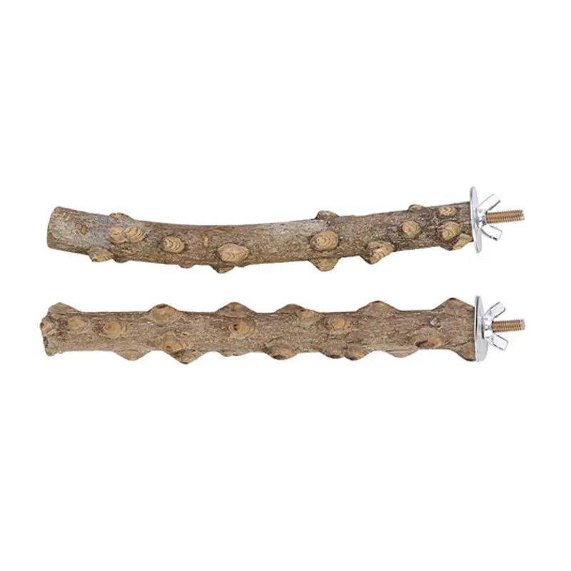 Parrot perch bird cage accessories, bird wooden branches, tree branches, bird standing rods, standing rods set, bird toys 5