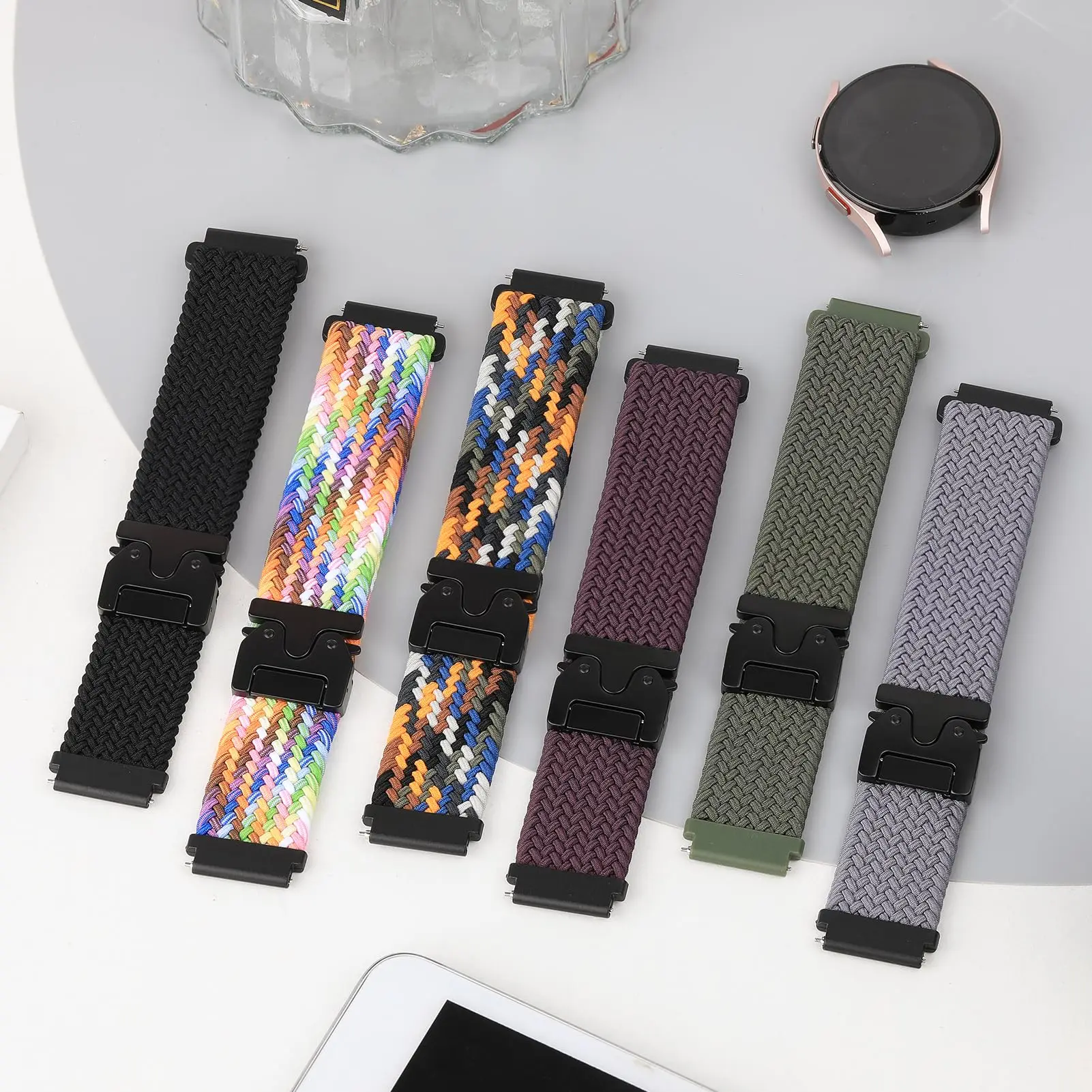 Elastic Nylon Sport Braided Band