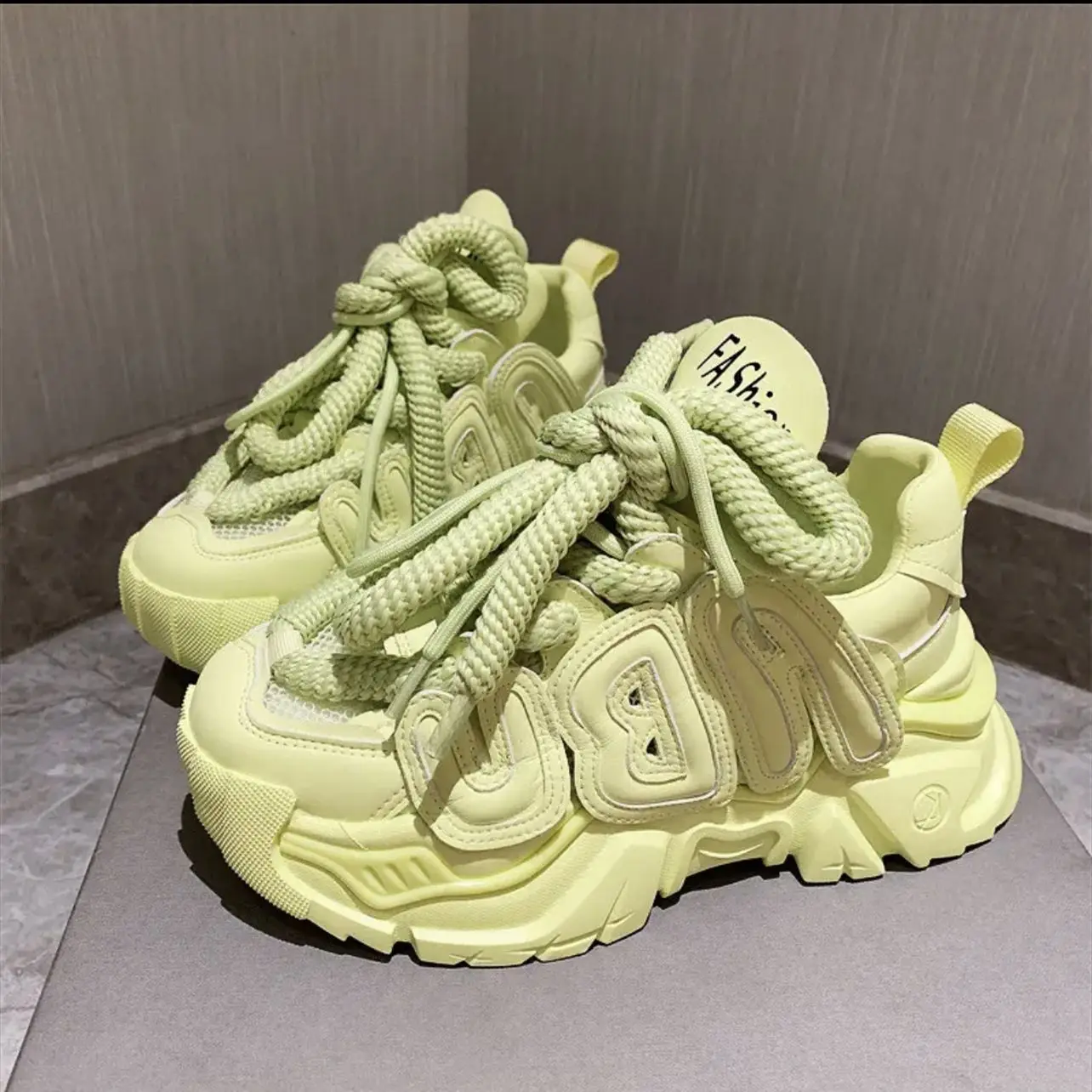 

Новинка 2023, Женская универсальная разноцветная спортивная обувь dadShoes на толстой подошве, дышащая ретро обувь для бега, женские кроссовки