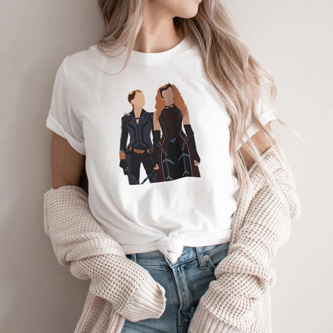 

Футболка Wanda Maximoff 1989, футболка с принтом Наташа романофф, женские футболки с графическим принтом, Винтажная футболка с коротким рукавом, футболки с супергероями