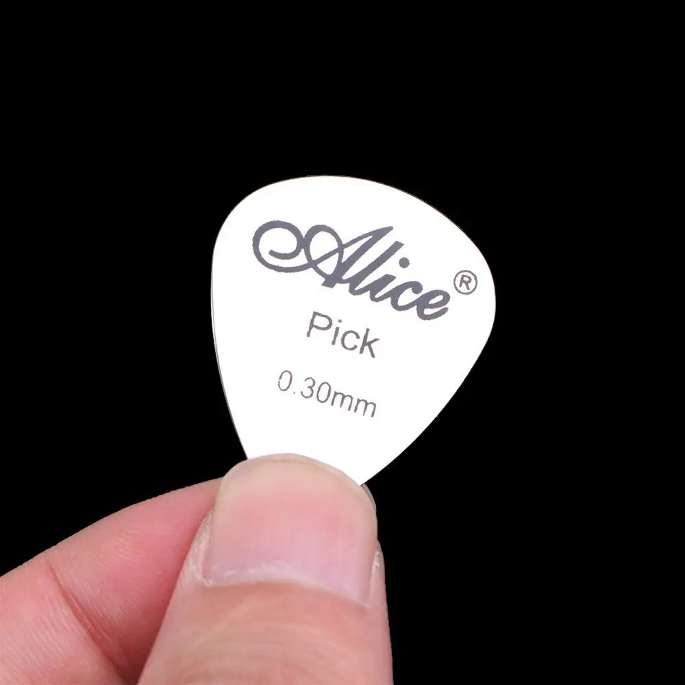 

10 шт., профессиональные медиаторы для гитары, серебро 0,3 мм