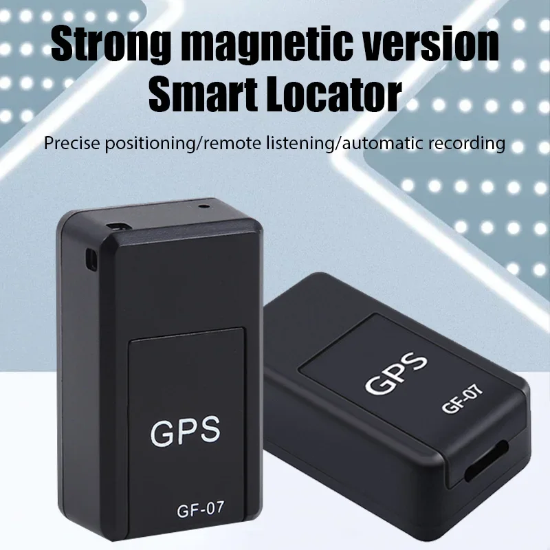 

Mini GF-07 GPS Car Tracker Real Time Tracking Anti-Theft Anti-lost Locator Strong Magnetic Mount Vehicle SIM Message Positioner