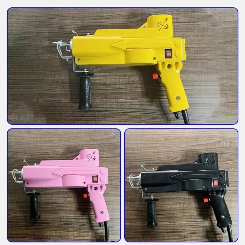 Cut & Loop Pile 2 In 1 Tufting Gun for Making Rug Portable Electric Carpet Rug Gun Embroidery Machine DIY Paint with Yarn