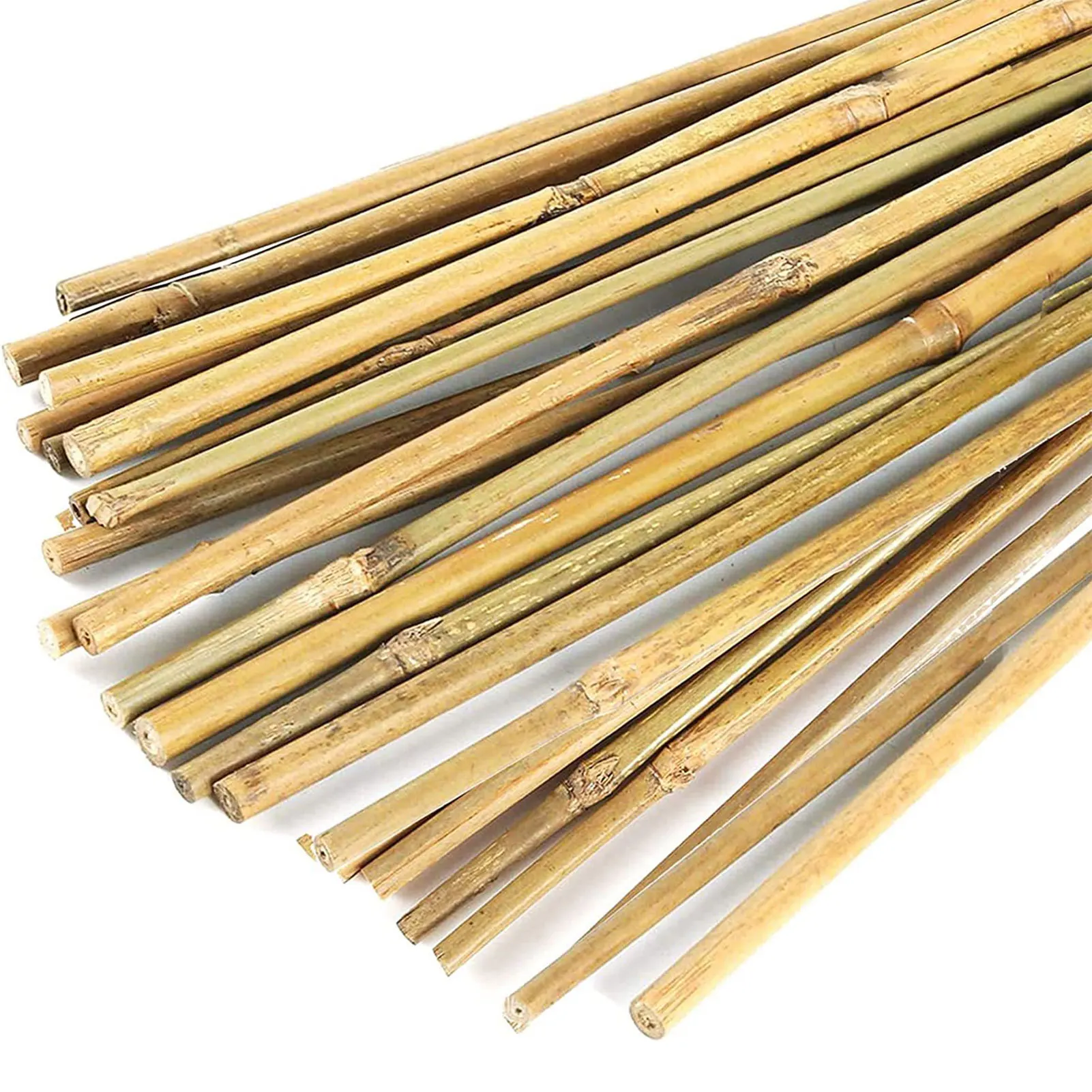 Plants Bamboo Stakes Poles 20 Pcs for Supporting Stems Vines
