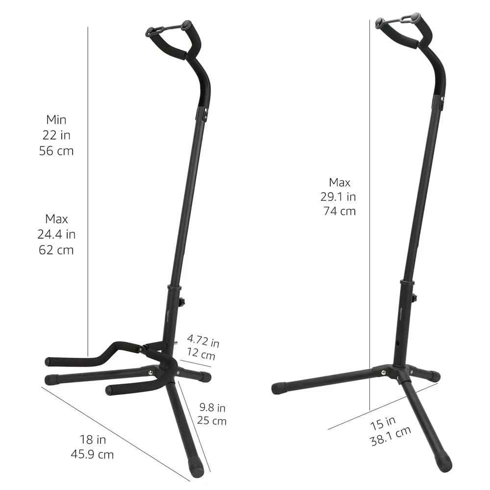 Portable Universal Guitar Stand with Safety Lock Travel