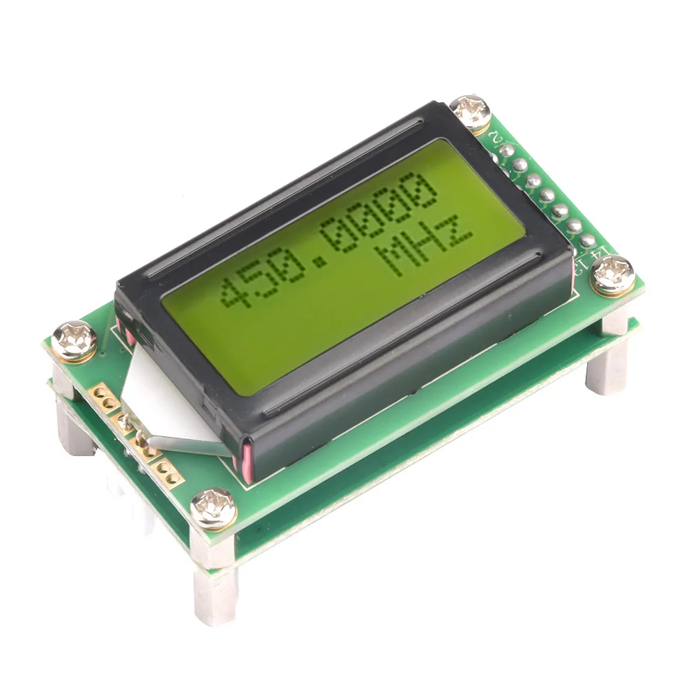 DC 9V-12V 1MHz-1.2GHz Frequency Counter Tester RF Meter Module LCD Screen Display