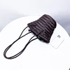 Drawstring Bucket Composite Bags For Women Luxury Designer Handbags  Purses 2024 New In Fashion PU Weave Large Capacity Shoulder 2