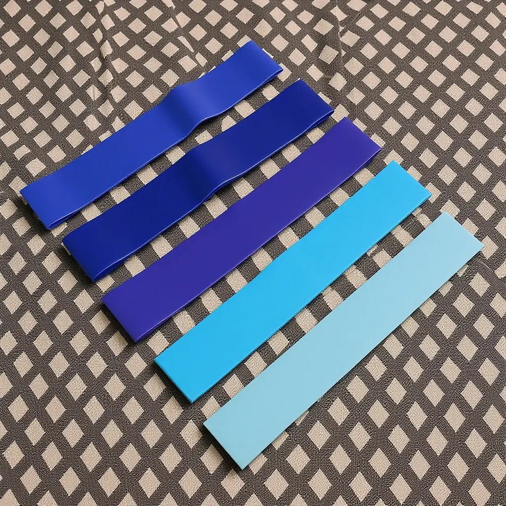 5개의 의자용 탄성 밴드, 교실 및 사무실에서 사용할 수 있는 다채로운 신축성 밴드, 불안한 발을 편안하게 해주는 유연한 좌석