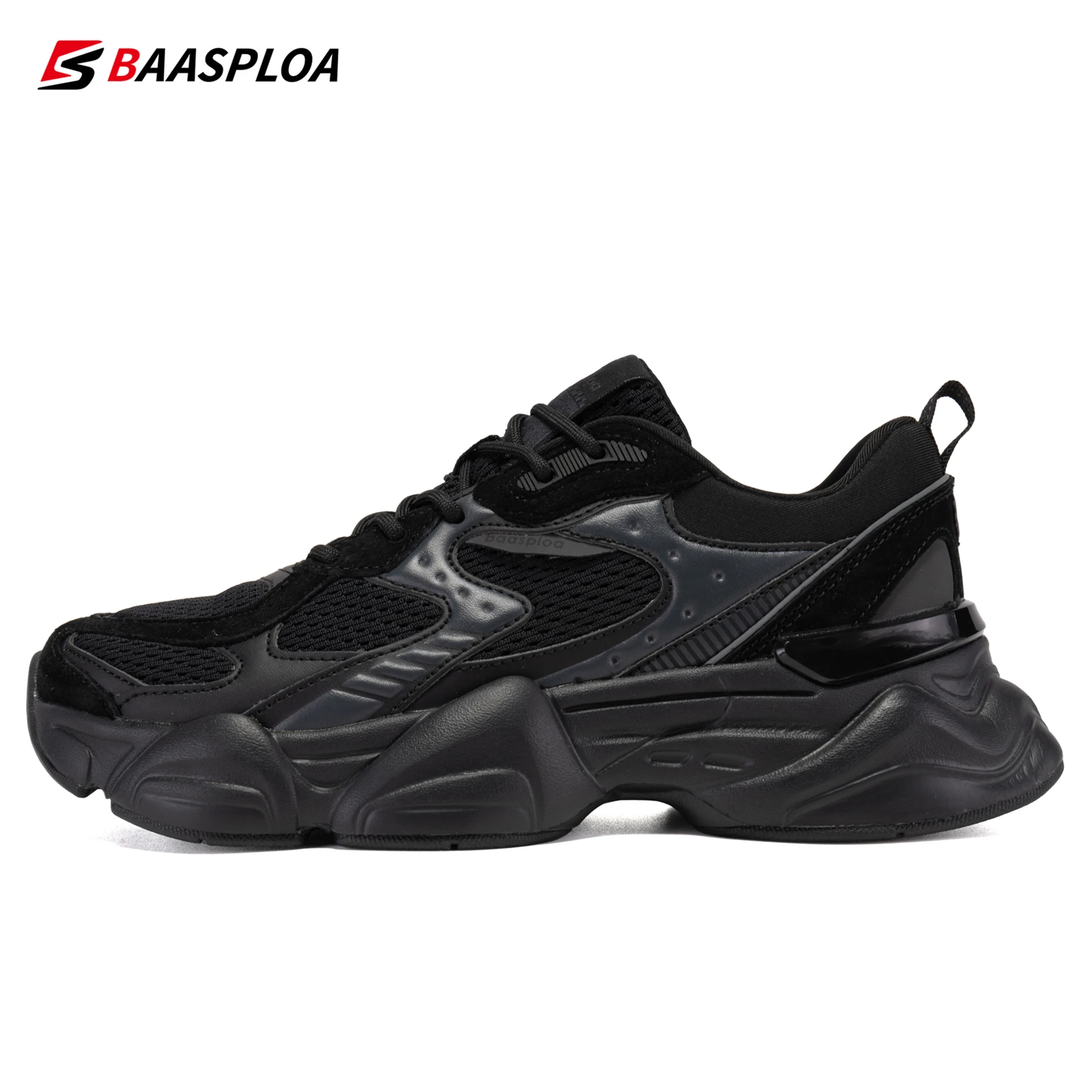 Baasploa Women Sport Shoes Lightweight Breathable Comfort Running Shoes Women Walking Sneakers Slip On Ladies Free Shipping