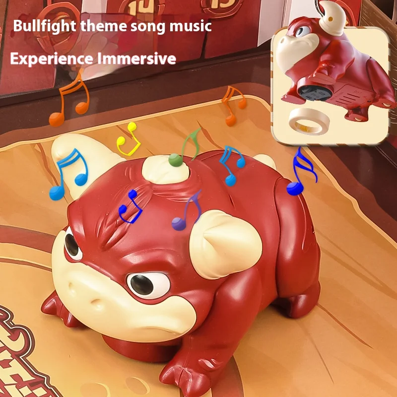 Interactive Games Bull Fighter Family Card Game Adults Board Tabletop Game Learning Educational Toys With Music For Multiplayer 2