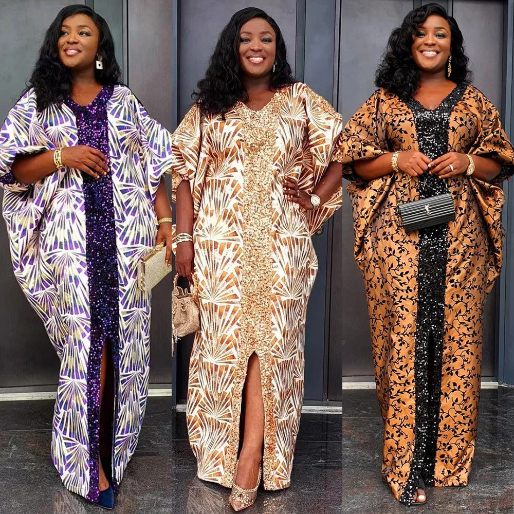 

Мусульманские женские вечерние платья Jalabiya Abaya Eid, длинное платье с принтом Рамадан, Марокко, Дубай, арабское платье, яркое мусульманское платье