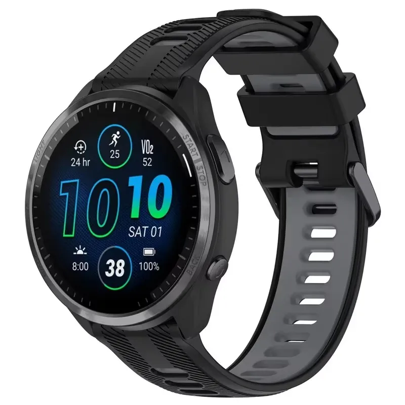 Premium Soft Silicone Smartwatch Strap - Adjustable Sports Wristband Replacement