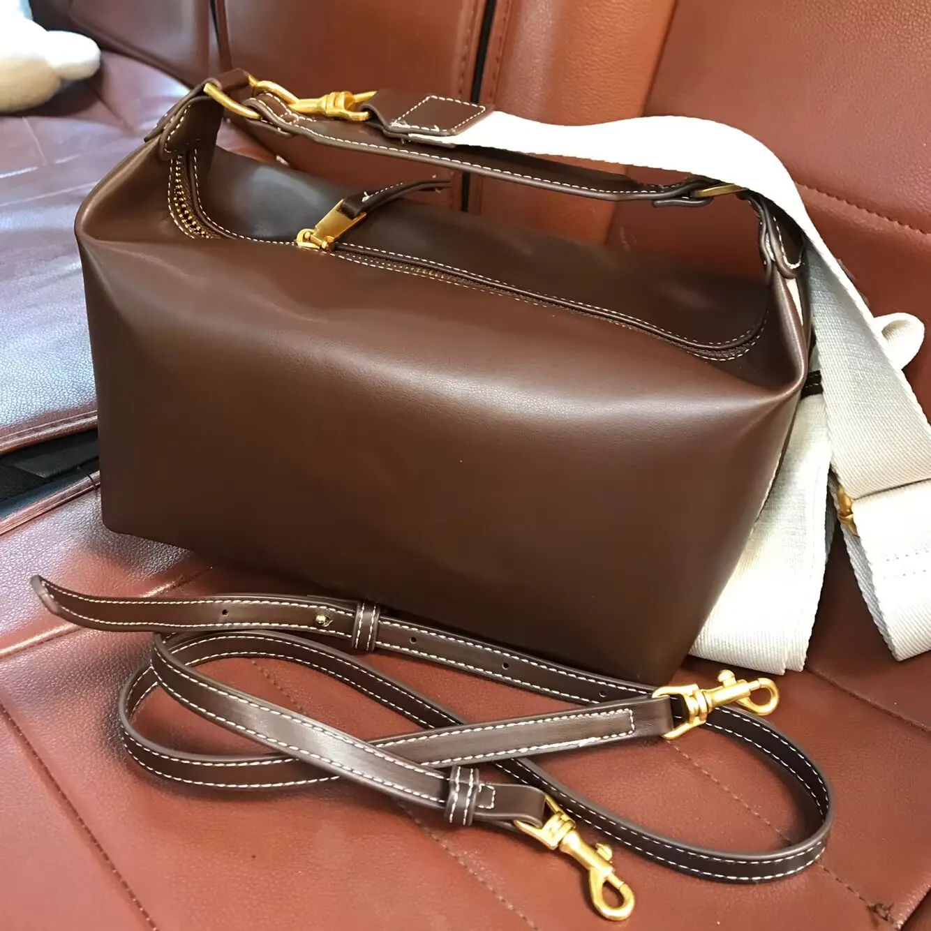 NEW Classic Designer PU Leather Crossbody Bag for Women Travel Handle Handbag Fashion Shoulder Messenger Bag Ladies Bag