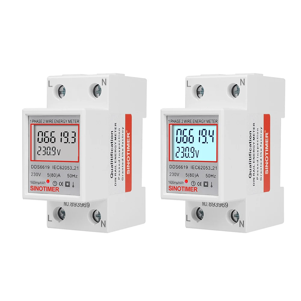 ܻ 2  LCD  ÷ °,  Һ  跮, kWh, AC 230V, 50Hz,   