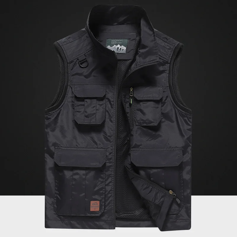 Description Picture 6 of itemSleeveless Jacket Fashion Fishing Vests For Men's Photography Casual Waistcoat 2024 Spring Autumn Outdoors Military Clothing