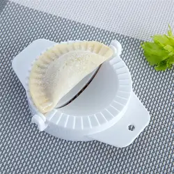 Plastic Dumplings Maker Mold Hand Dough Press Dumpling Clip Lazy DIY Ravioli Pie Maker Jiaozi Making Gadget Kitchen Pastry Tools