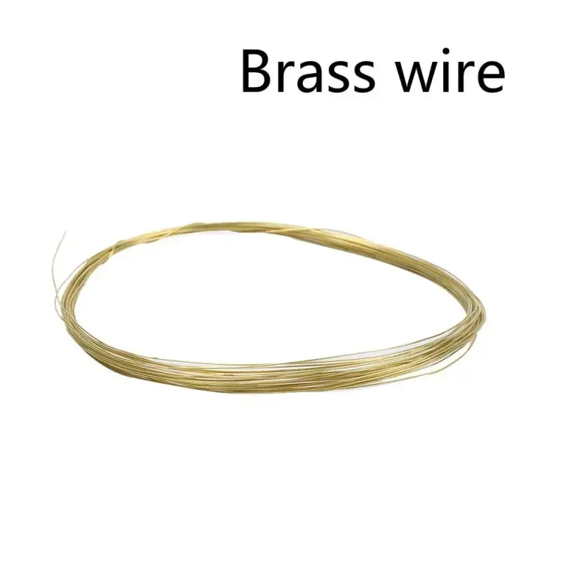 Gold-Colored Brass Copper Beading Wire for Jewelry Making – Various Lengths and Thicknesses