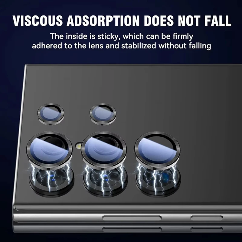 Screen Protector Lens Cap Camera Ring Back Lens Glass For Samsung Galaxy S24 Ultra S23 Plus FE Camera Metal Camera Len Protector