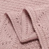 Baby Blankets Knitted Newborn Swaddle Wrap Crib Quilt Super Soft Toddler Infantil Stroller Sofa Bedding Sleeping Covers 100*80cm 5