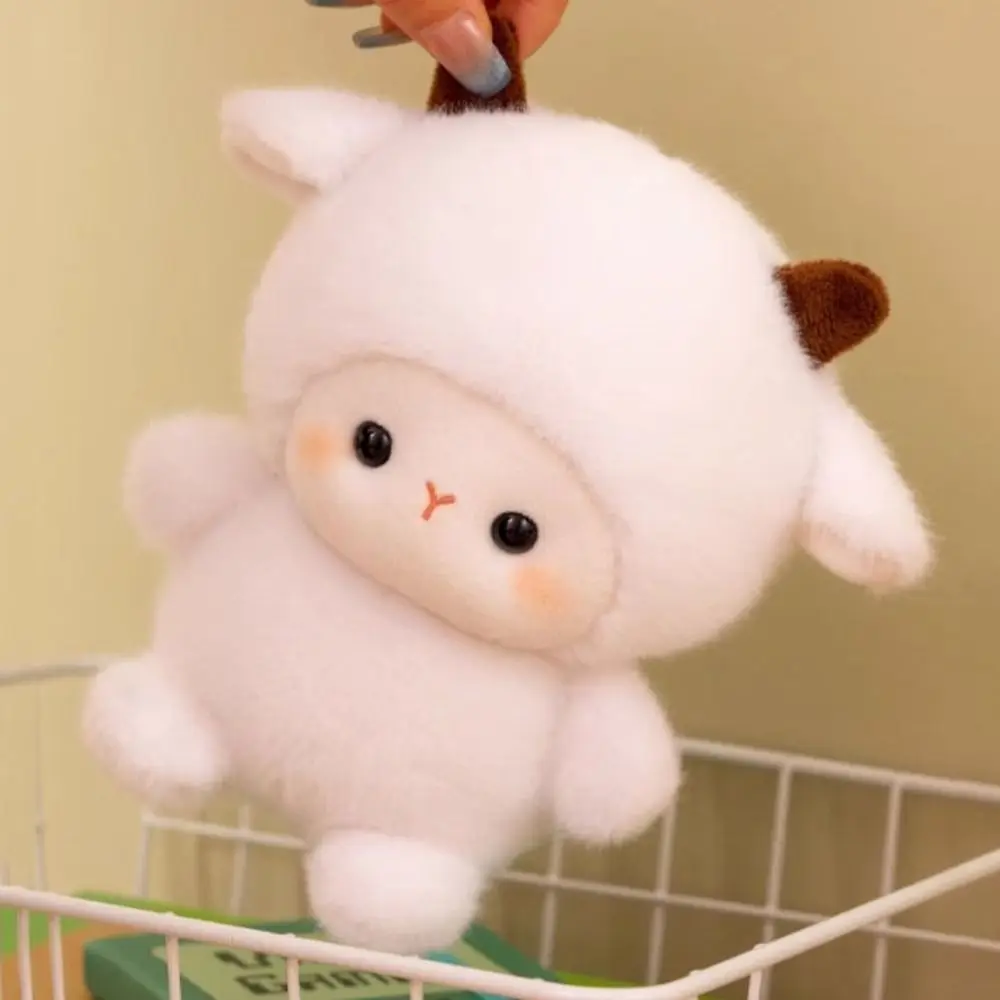 Kid's Accompany Dolls Porker Panda Plush Toy Pet Cute Sheep Plush Doll Cat Cartoon Animal Chick Doll Kids Birthday Christmas