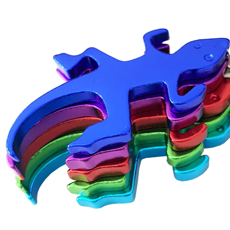 Hot Sale 2015 Wall Lizard/gecko Lizard Opener Keychain300pcs Mixed