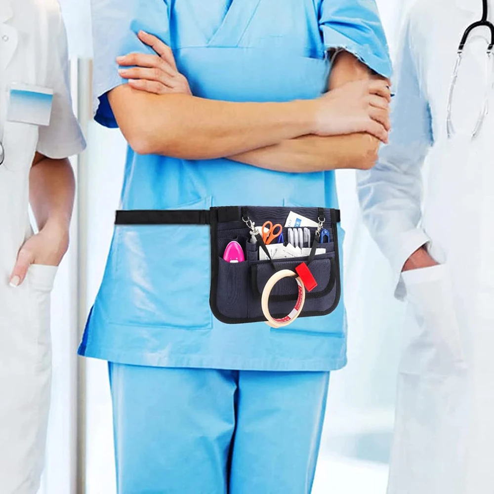 Fanny Pack Multi-layer nurse tool storage bag nurse waist bag supply toolkit doctor nurse treasure portable waist bag Organizer