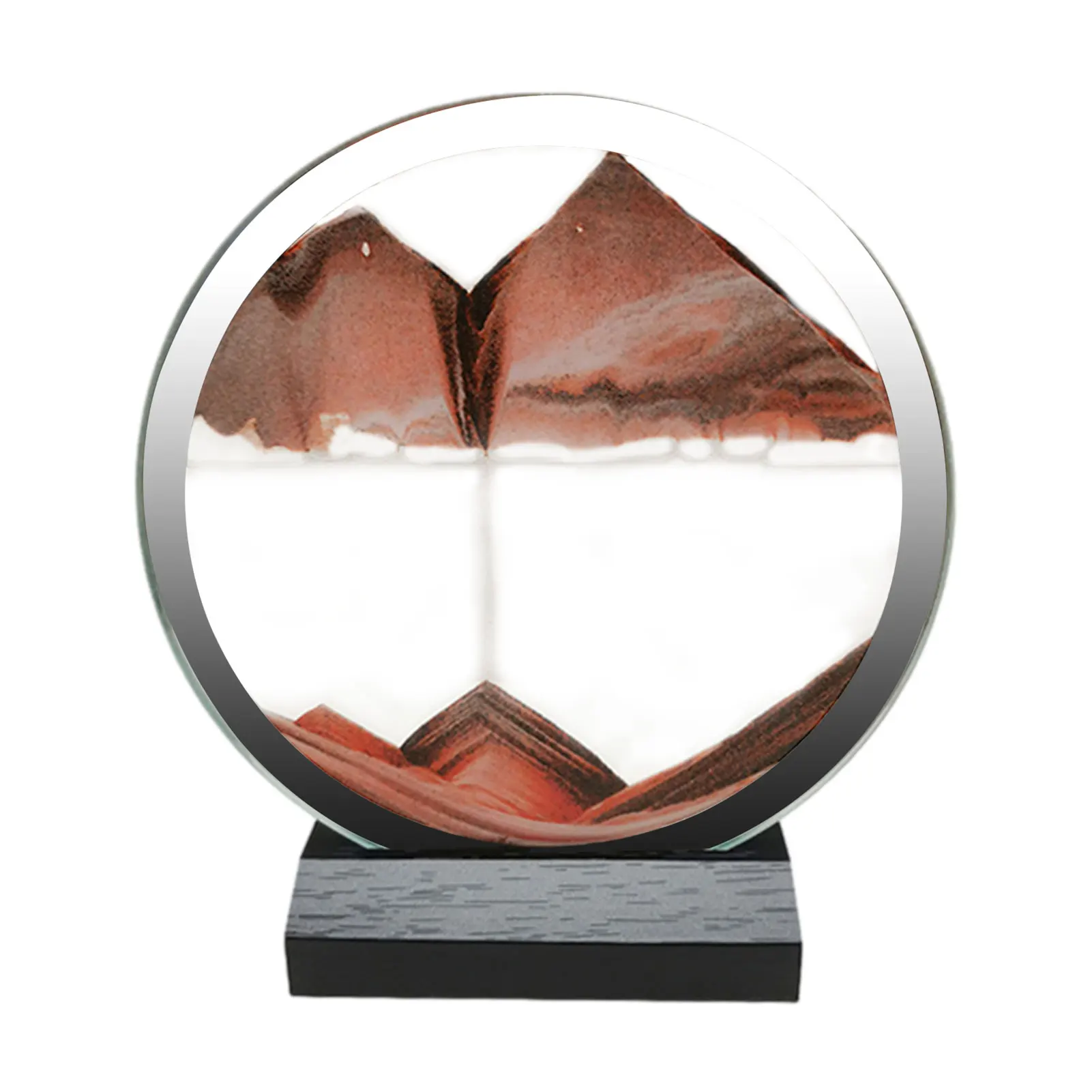 

3D Dynamic Flowing Sand Painting Landscape With Glass Moving Sand Art Frame Sand Hourglass For Home Ornament Desktop Art Decor