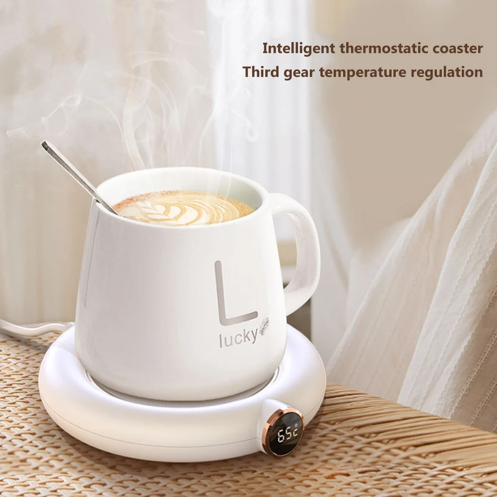 Cup Warmer Milk Tea Water Heating Pad Electric Coffee Mug Heating Mug Heater Cup Heater Warm Mat Constant Temperature Coaster