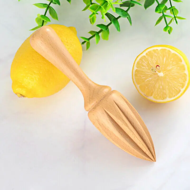 Creative Wooden Fruit Juicer Orange Lemon Squeezer Mini Hand Press